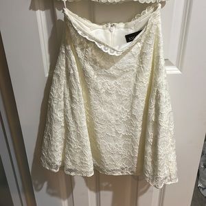 White tank/skirt set size size Small